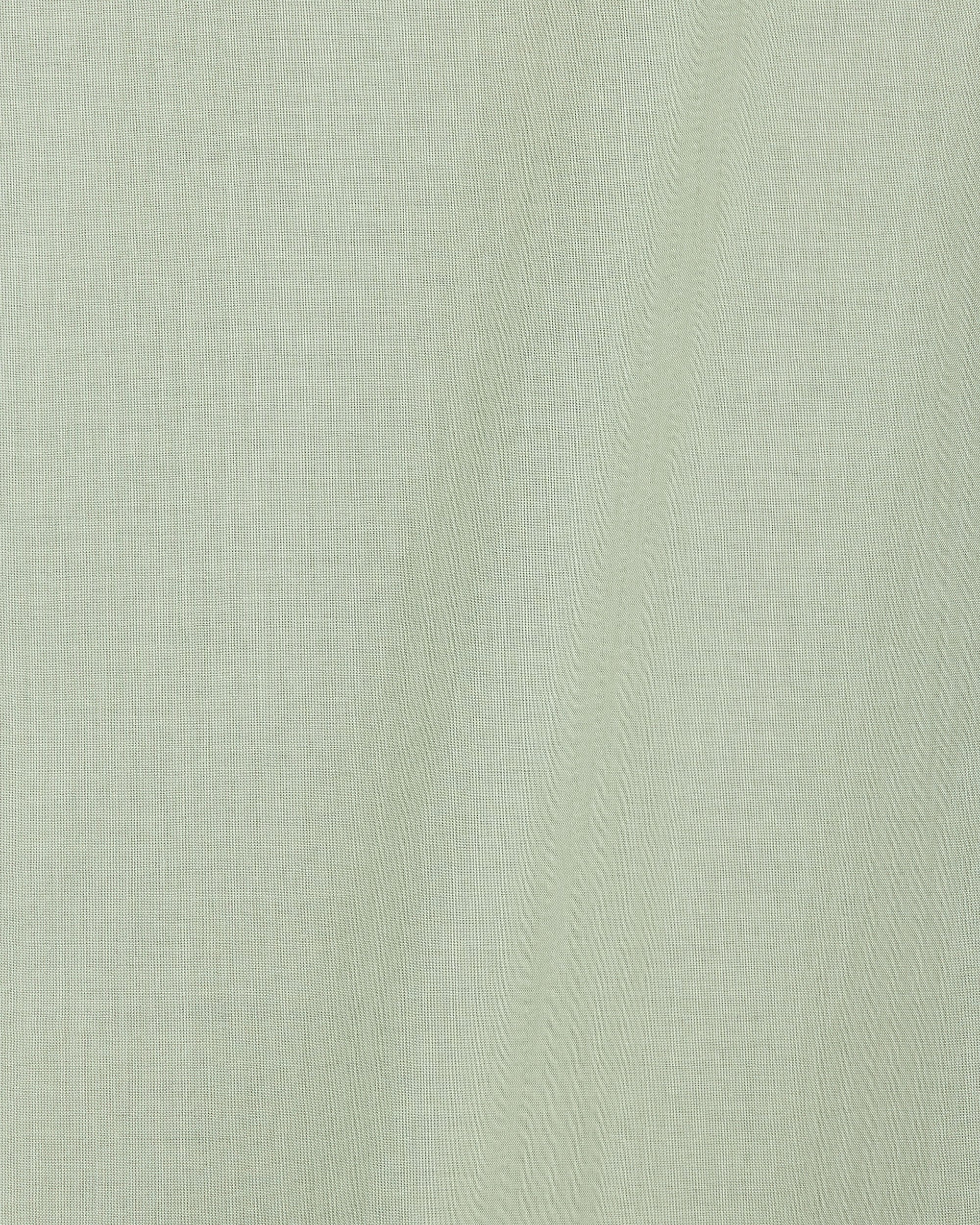 ORGANIC COTTON LOAN TENT LONG SHIRT, Sage