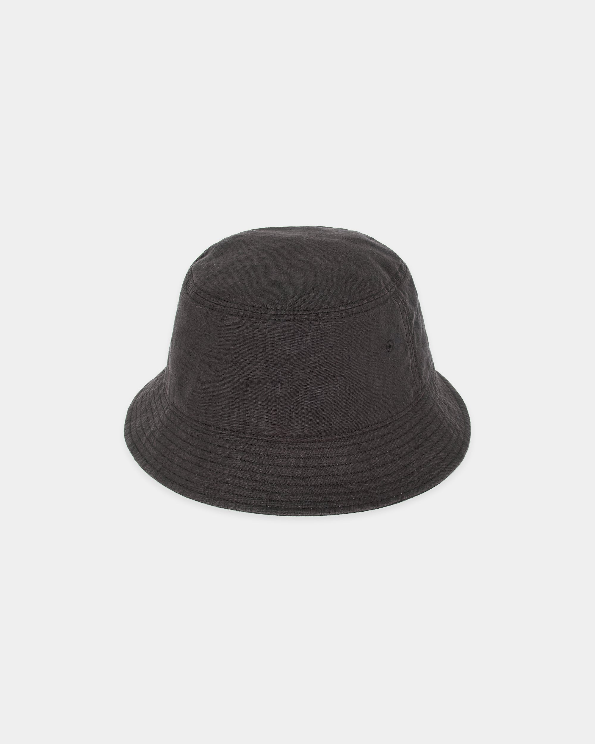 【PARKING別注】 ヘンプ細布 / バケットハット, Charcoal