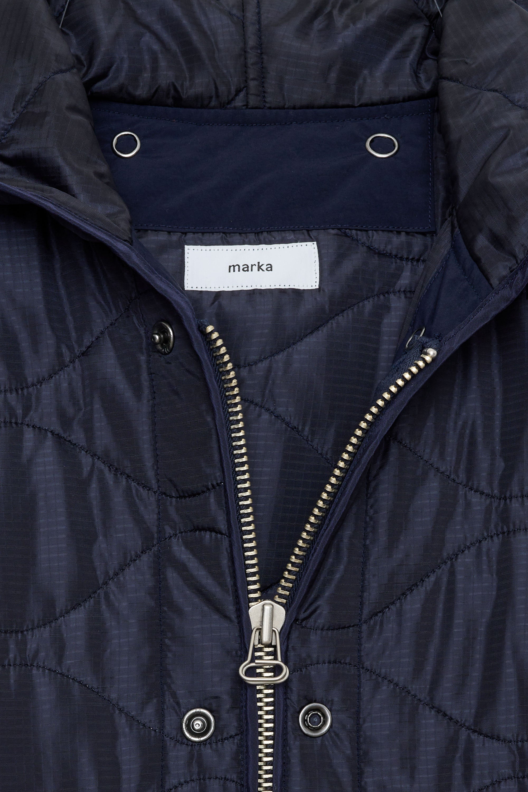 ナイロンリップストップ / キルテッドライナージャケット, Navy