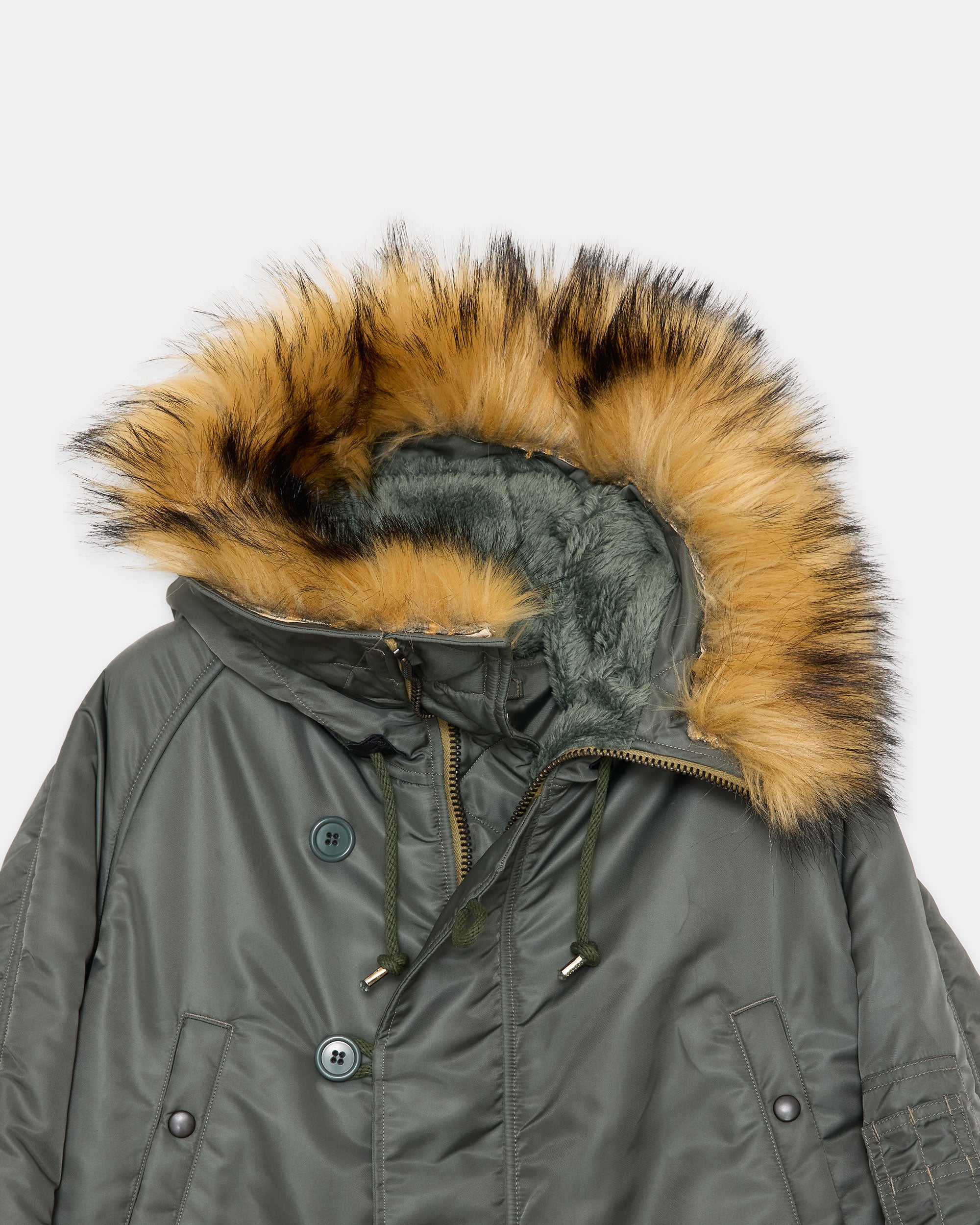 Nylon Twill N-3B, Sage Green