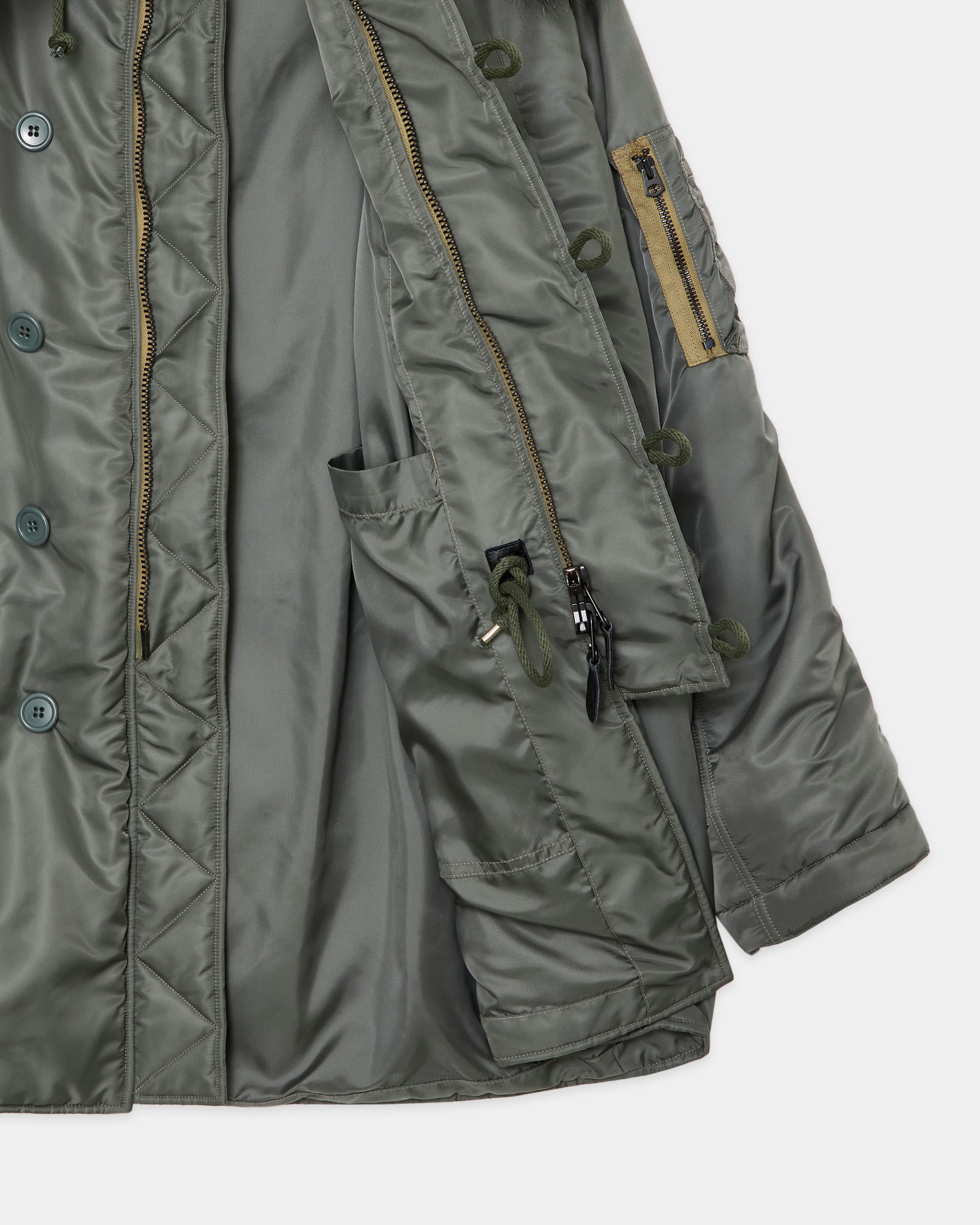 Nylon Twill N-3B, Sage Green
