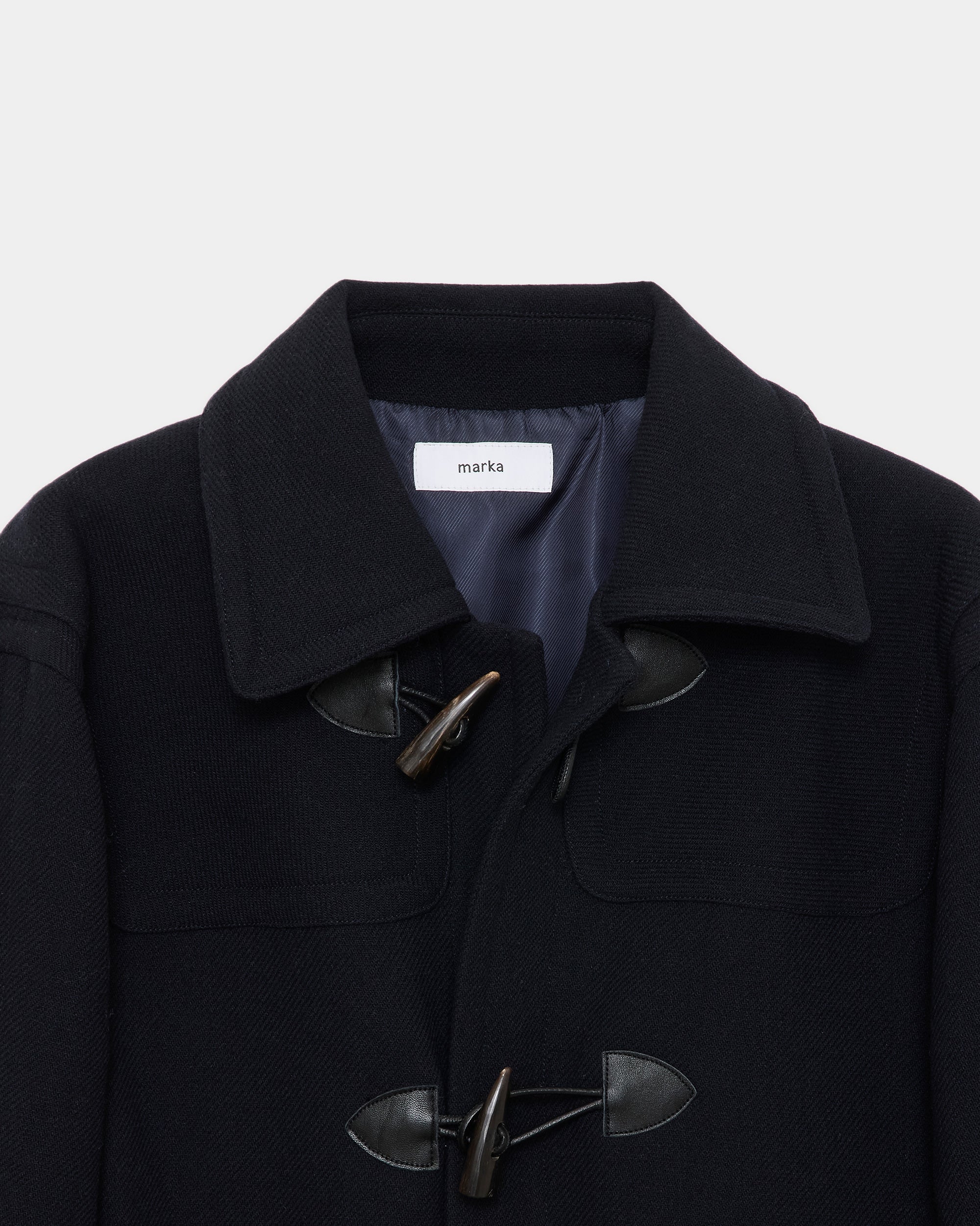 ウールヴィンテージダブルクロス / ダッフルコート, Dark Navy