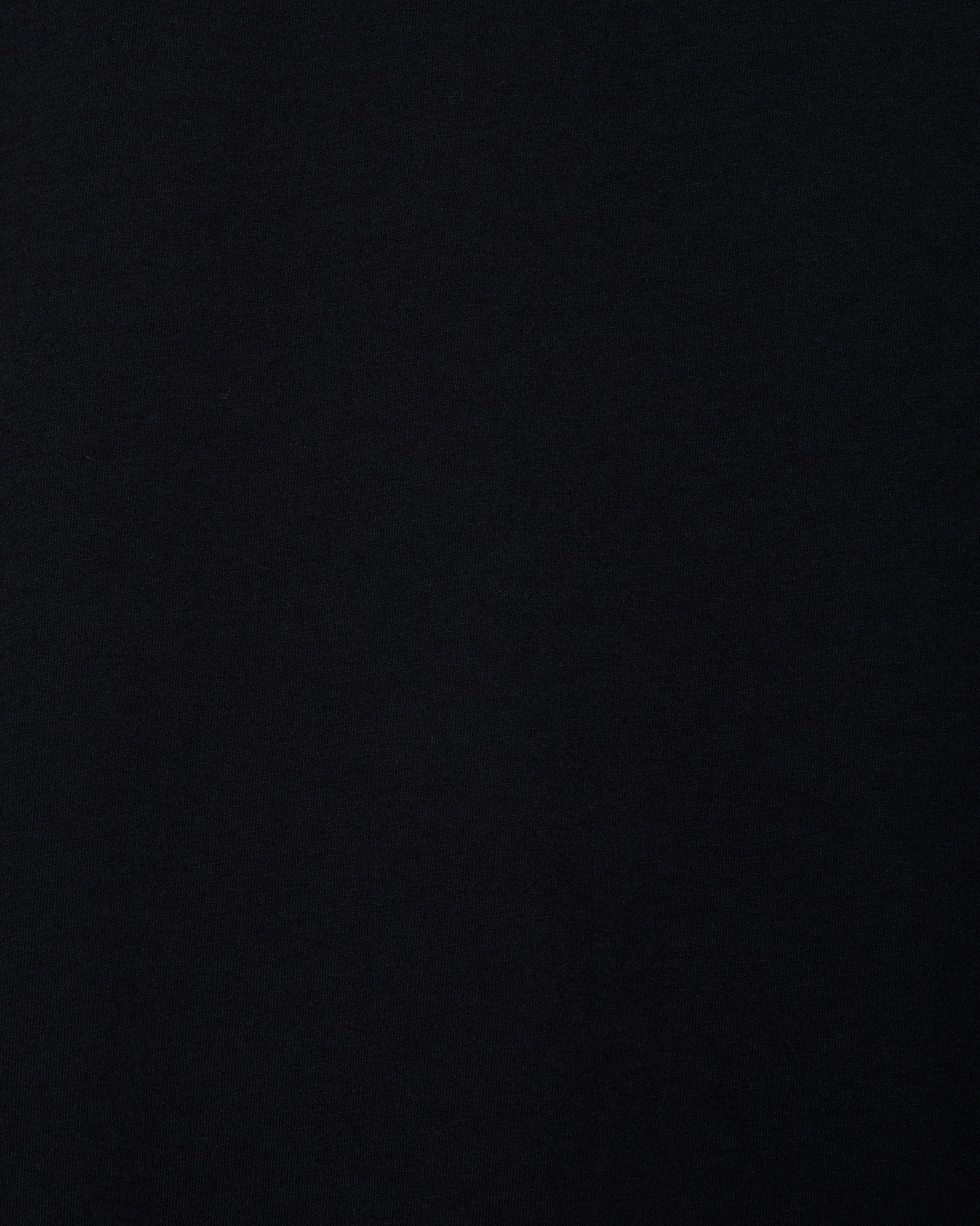 【PARKING別注】 オーガニックコットンソフト天竺 / ルーズフィットポケットTEE, Black