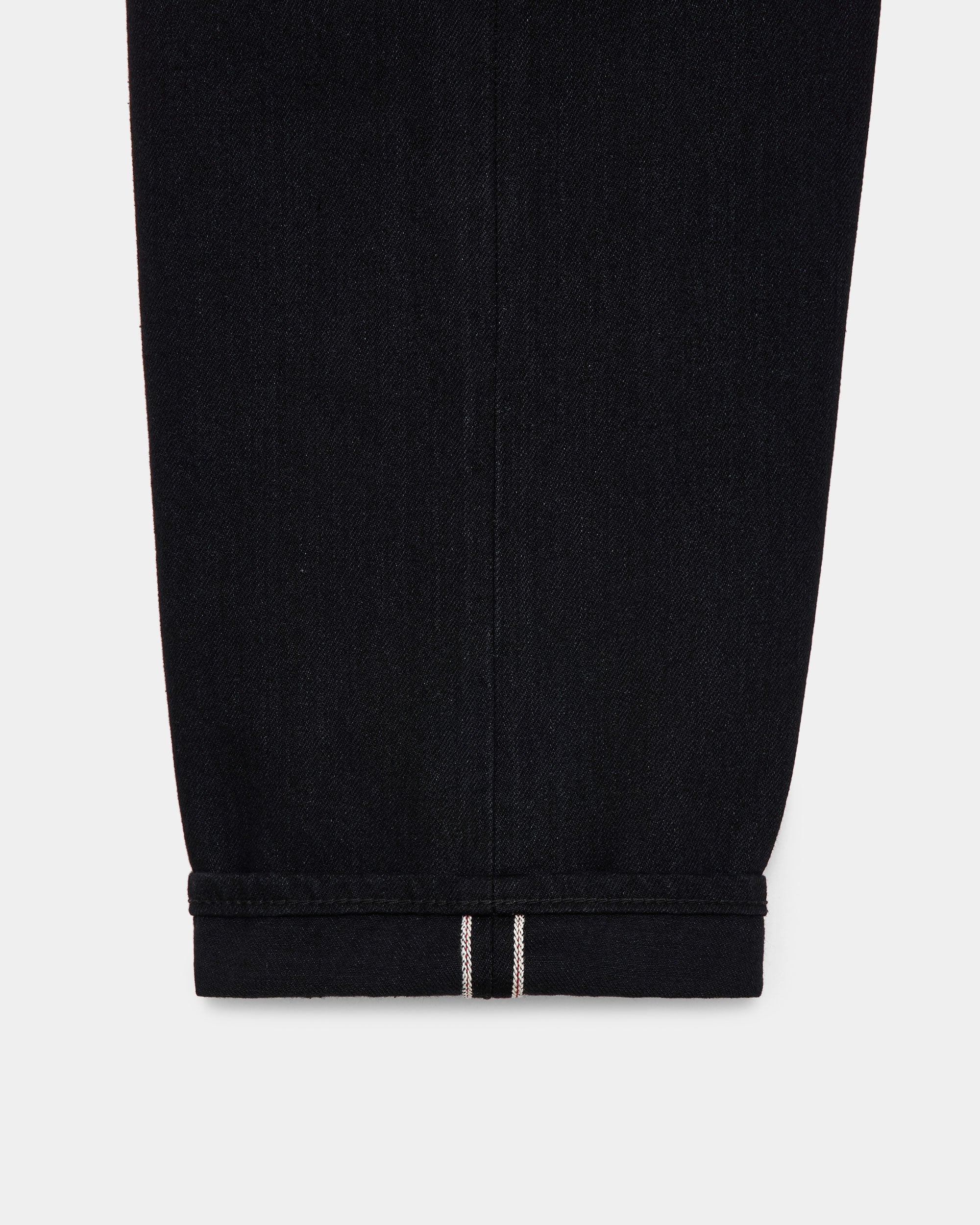Organic Cotton 13.5Oz Selvedge Denim Parking-New Regular Fit Jeans, Black
