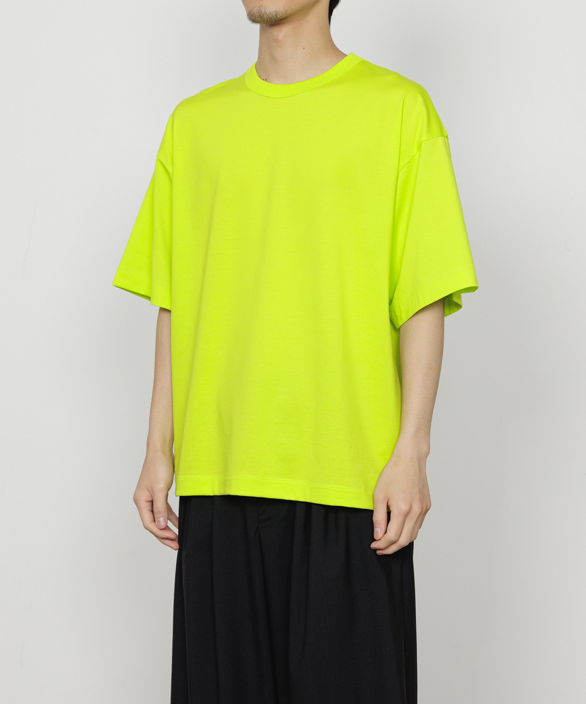 オーガニックペルーピマ60/2天竺 / コンフォートフィットTee, Lime