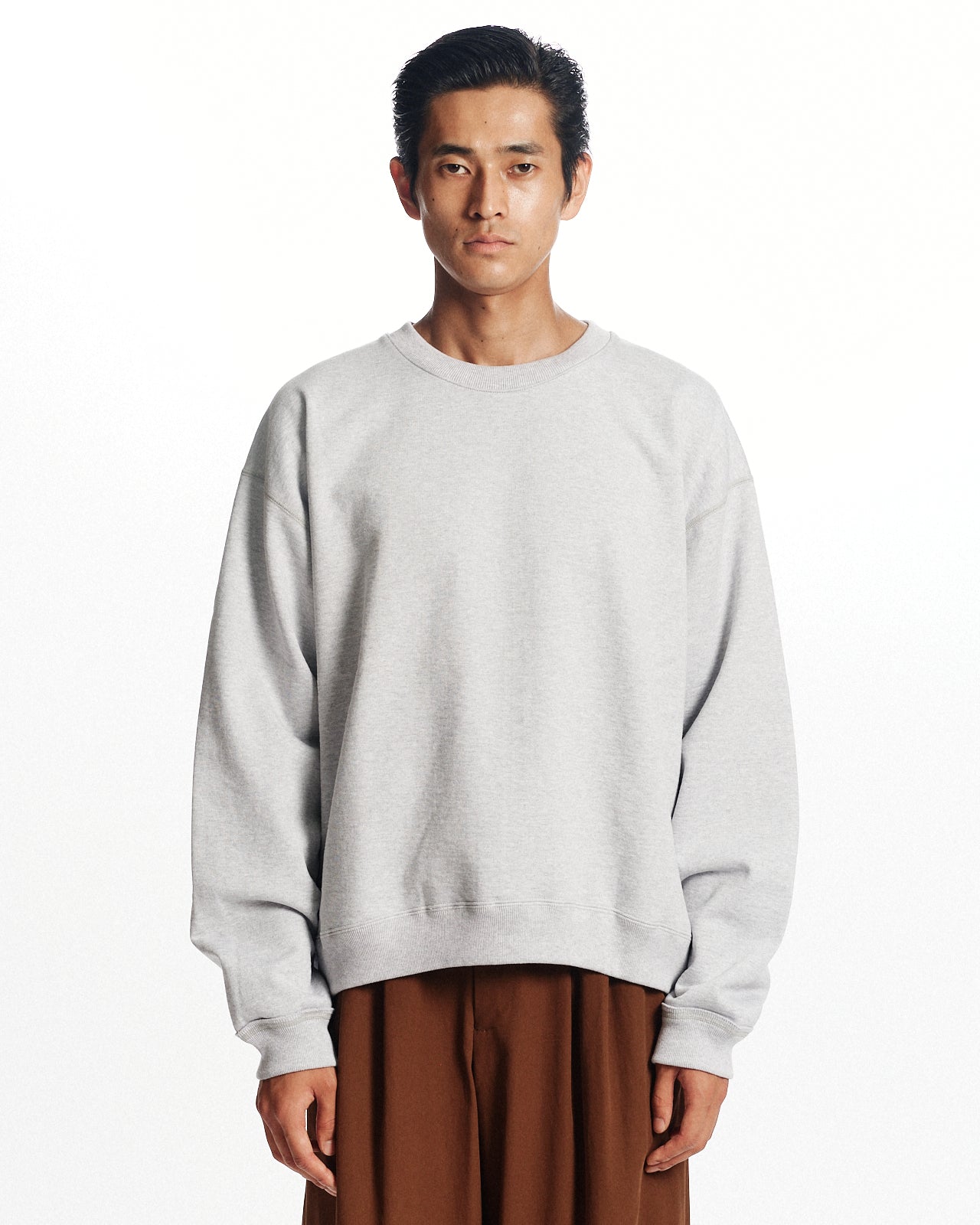 オーガニックコットンヘビー吊裏毛 / コンフォートスウェット, Ash Gray