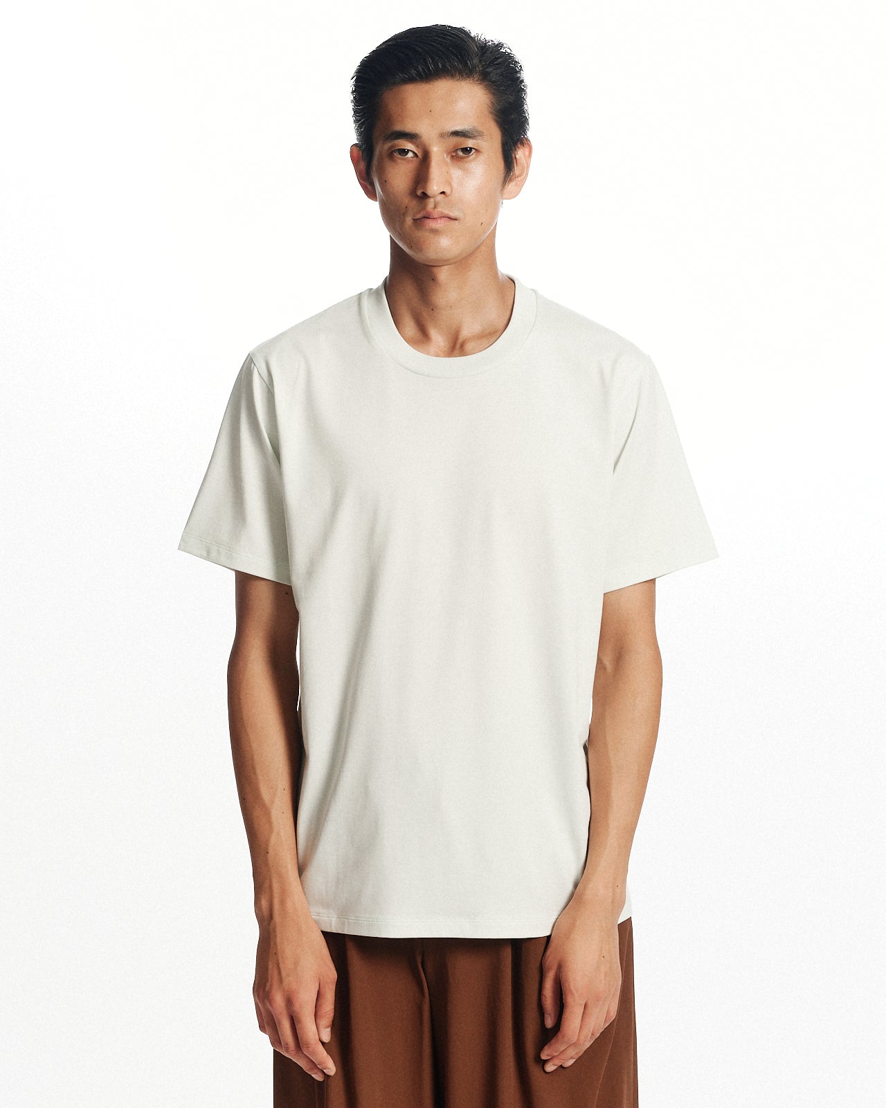 オーガニックGIZA 80/3 天竺 サバイバルクロス® / レギュラーフィットTee, Ice