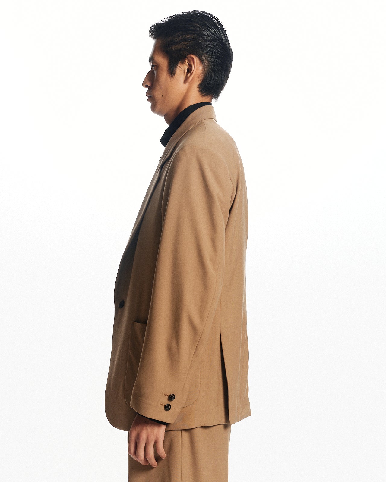 3/72アルゼンチンウールトロピカルサバイバルクロス / マクファーソンジャケット, Beige