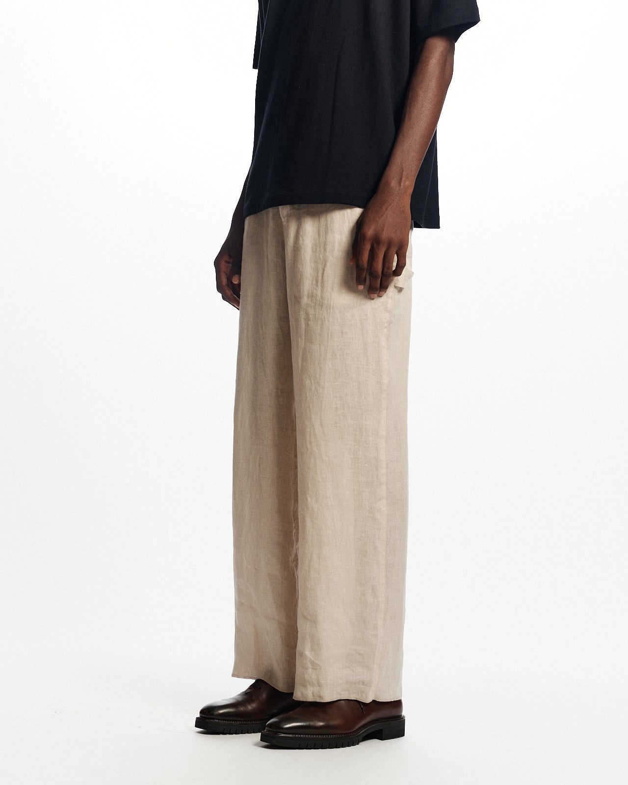 ヘンプ細布 / ワイドペンターパンツⅡ, Taupe