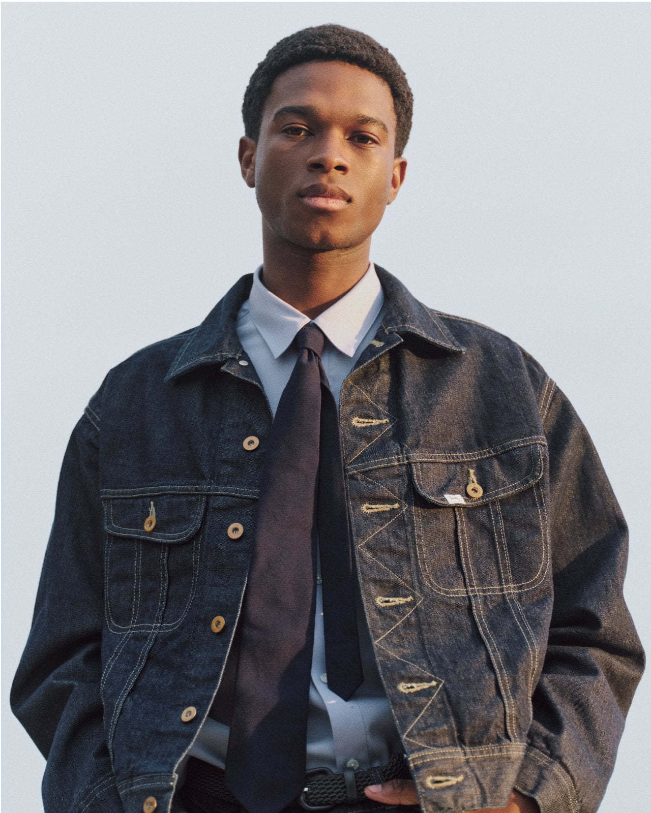 Lee × MARKAWARE for ADAM ET ROPÉ EX 101 SP Denim Jacket, Indigo