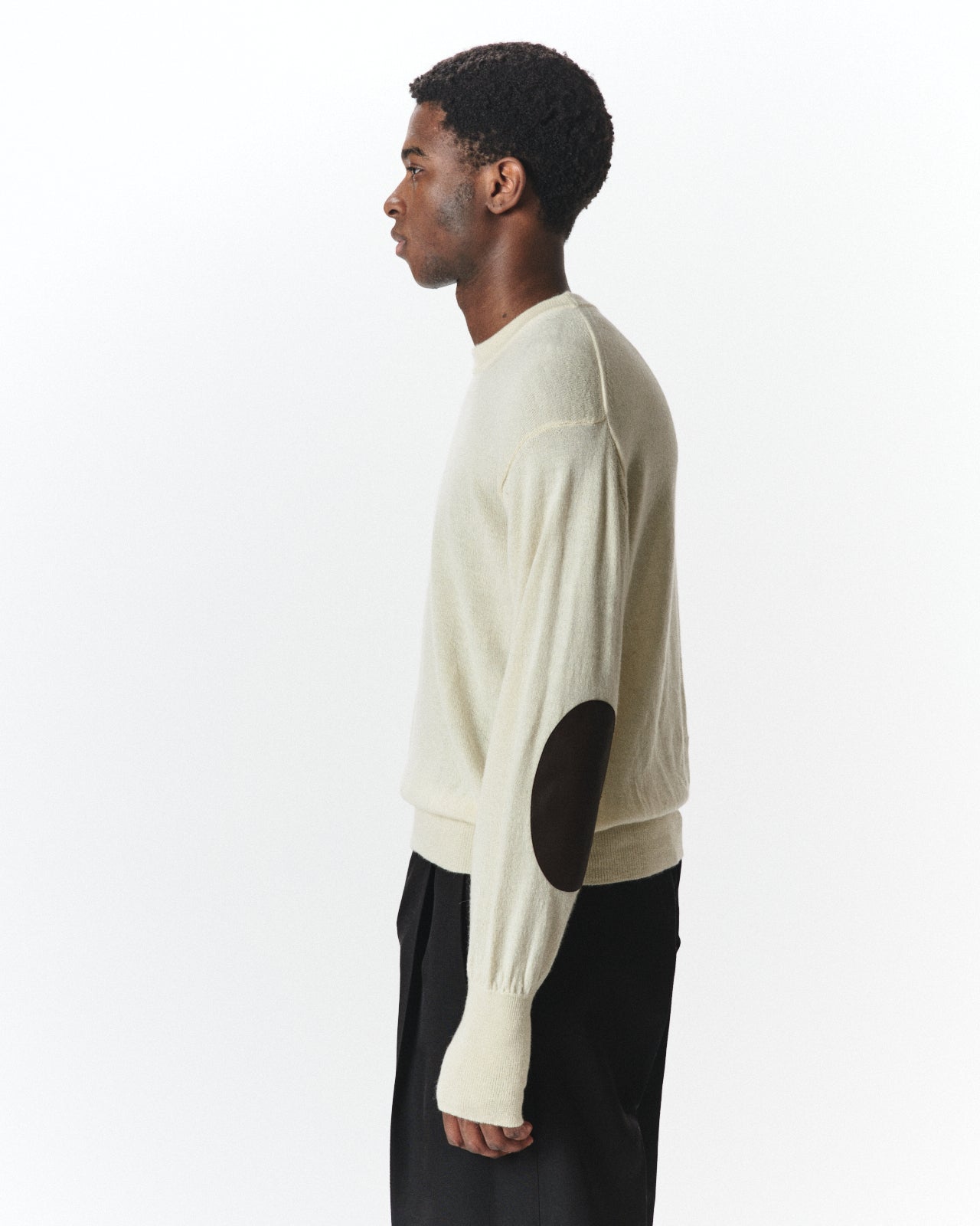 アルパカ16 / クルーネックジャンパー, Natural White