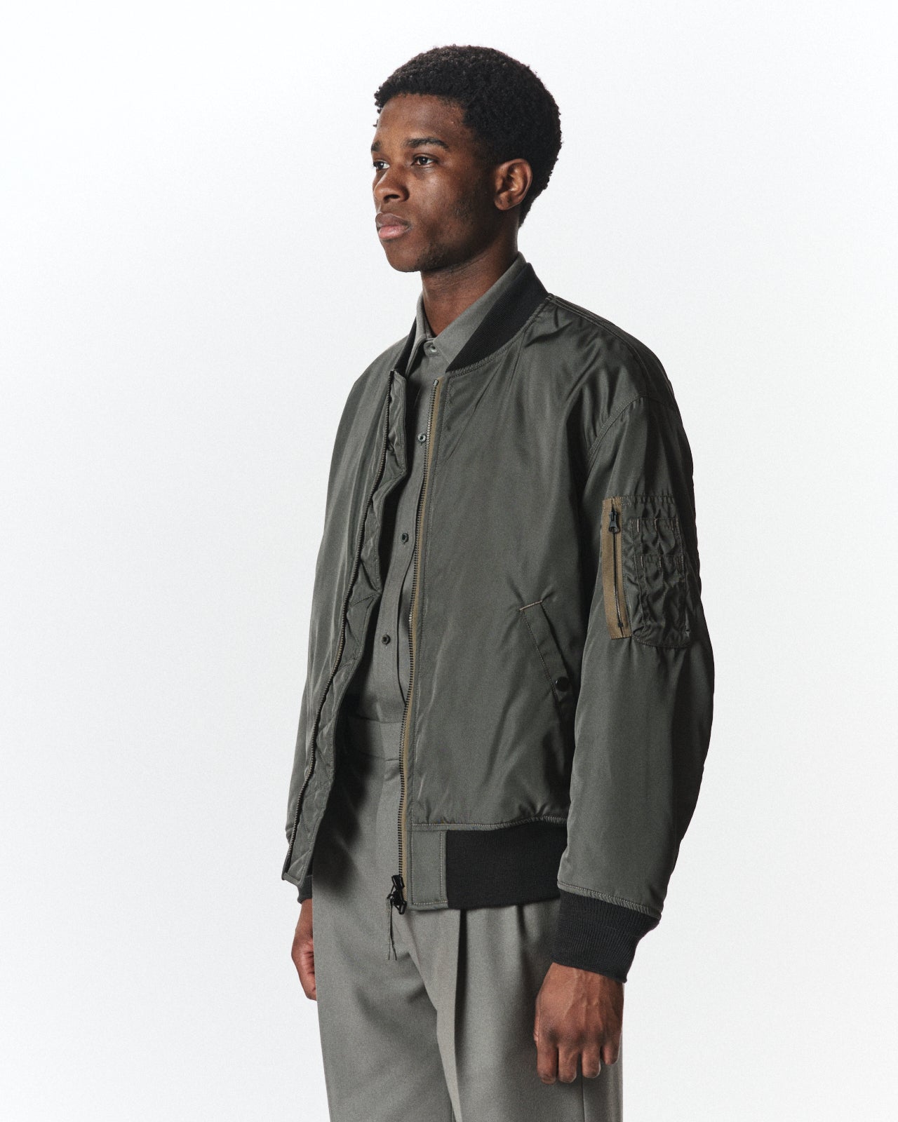 Bratac Silk Heavy Twill / Silk MA-1, Sage Green