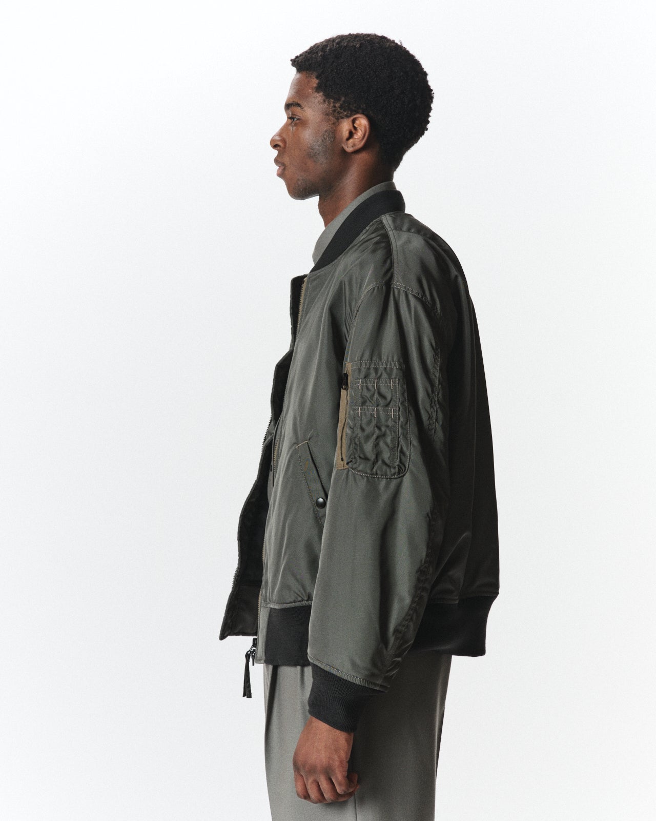 Bratac Silk Heavy Twill / Silk MA-1, Sage Green