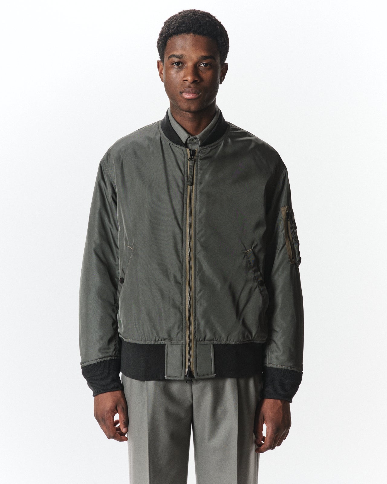Bratac Silk Heavy Twill / Silk MA-1, Sage Green