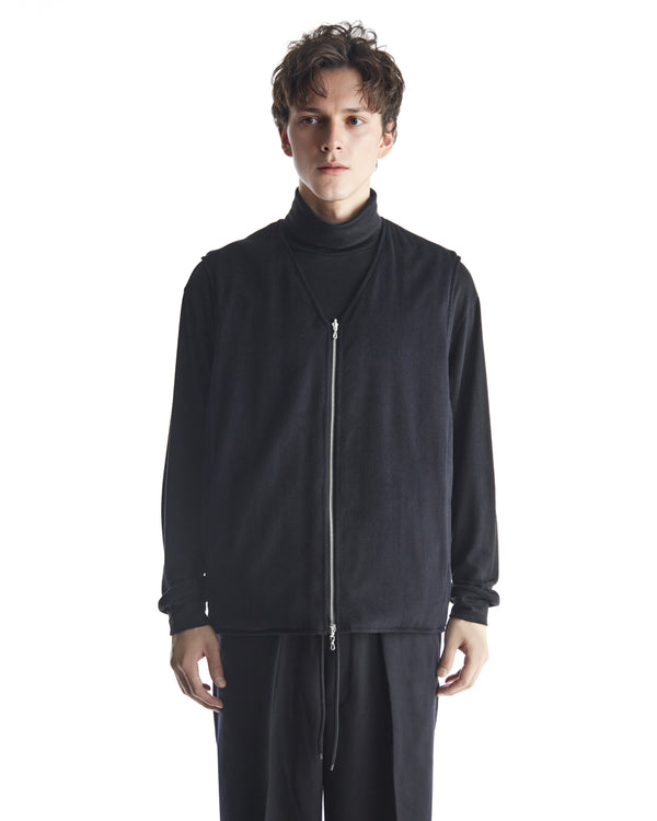 【EDIFICE別注】 カシミヤフラノ / カシミヤベスト, Dark Navy