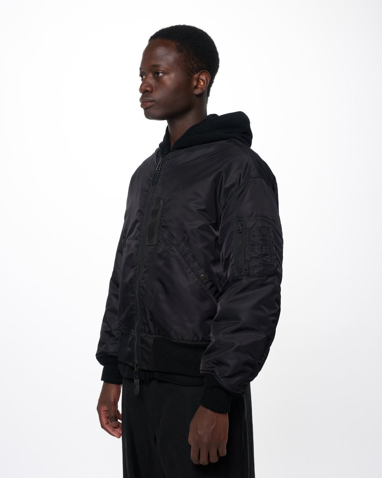 ナイロンツイル / MA-1, Black