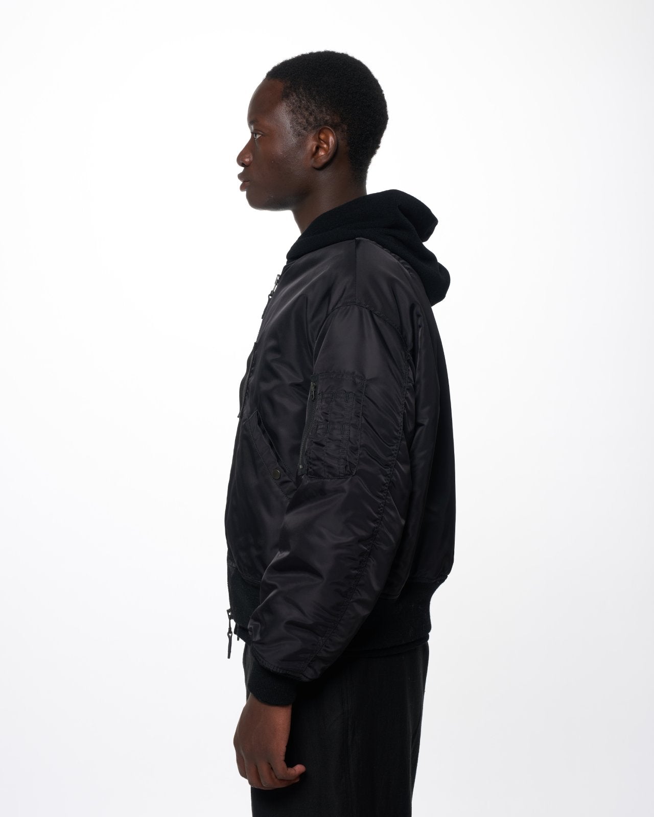 ナイロンツイル / MA-1, Black