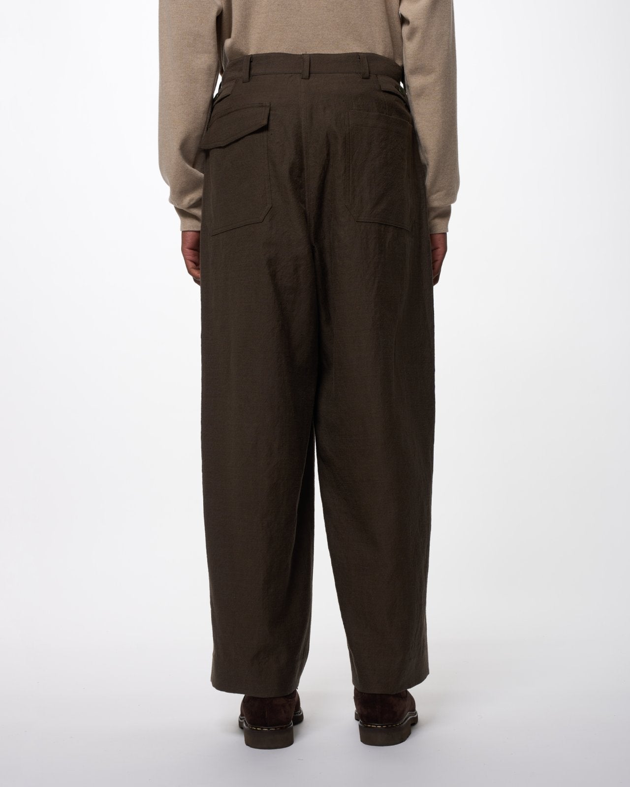 Wool/Linen Moleskin / U.S. Air Force Baker Pants, Olive