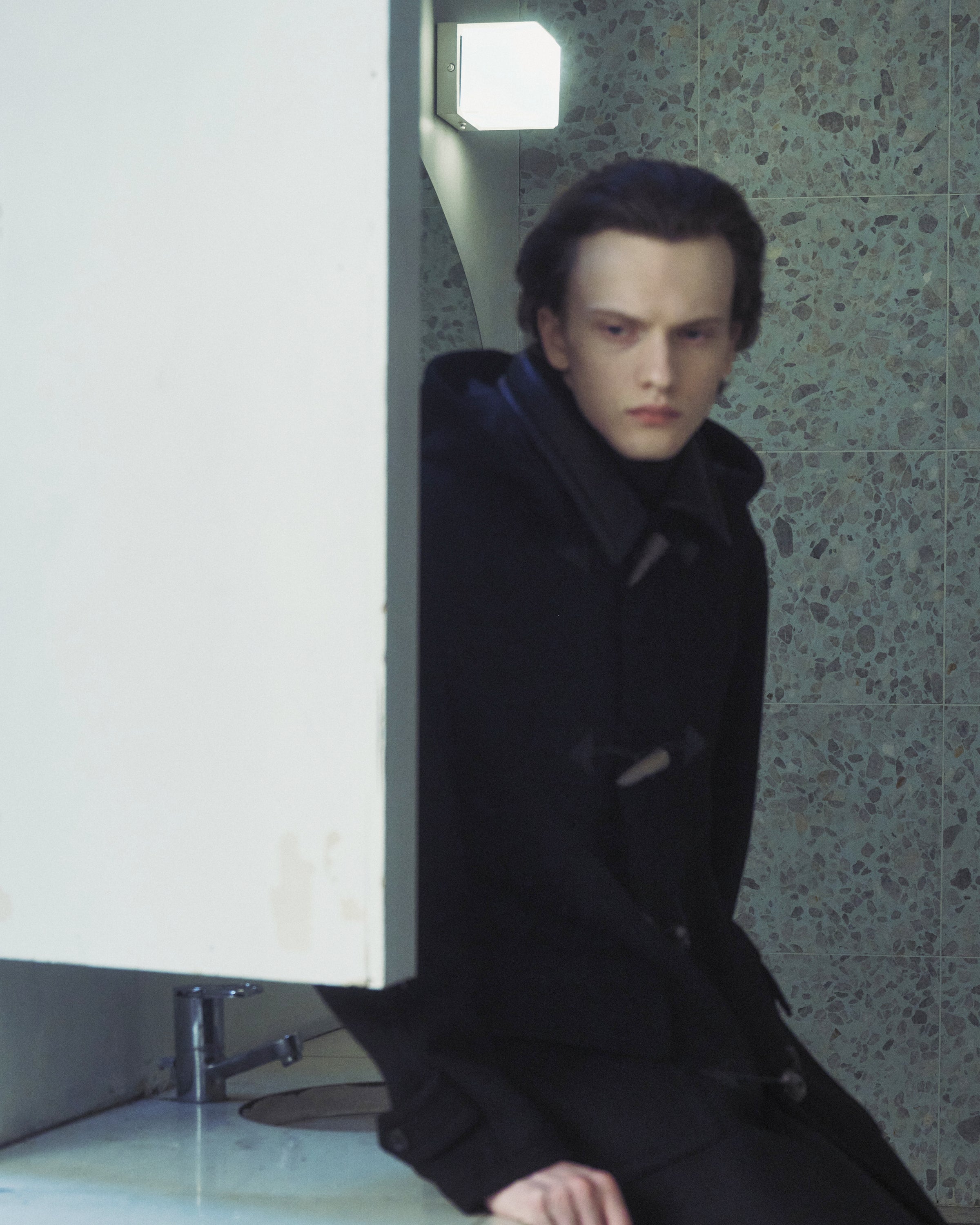 Vintage Melton / Duffle Coat, Black
