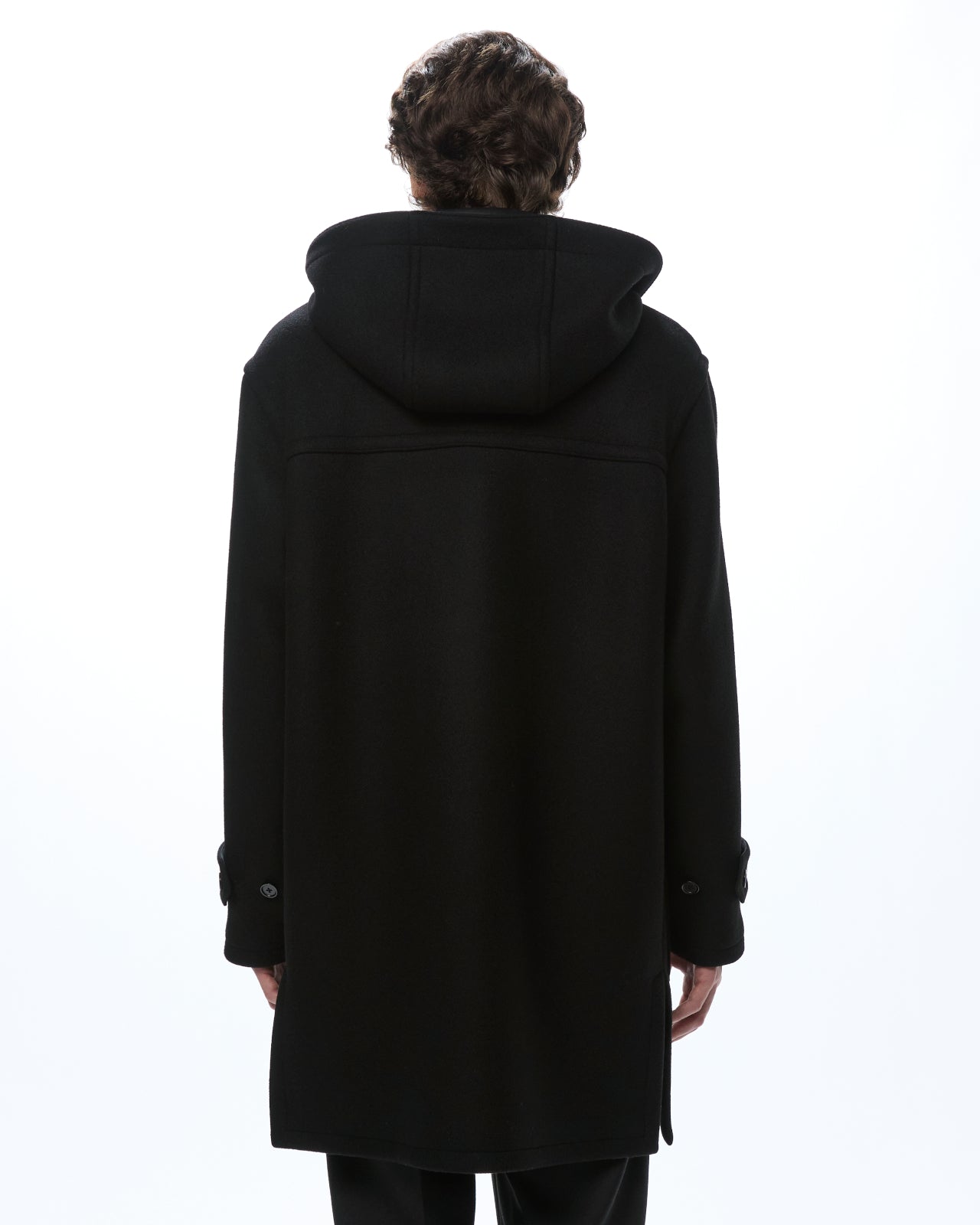 Vintage Melton / Duffle Coat, Black