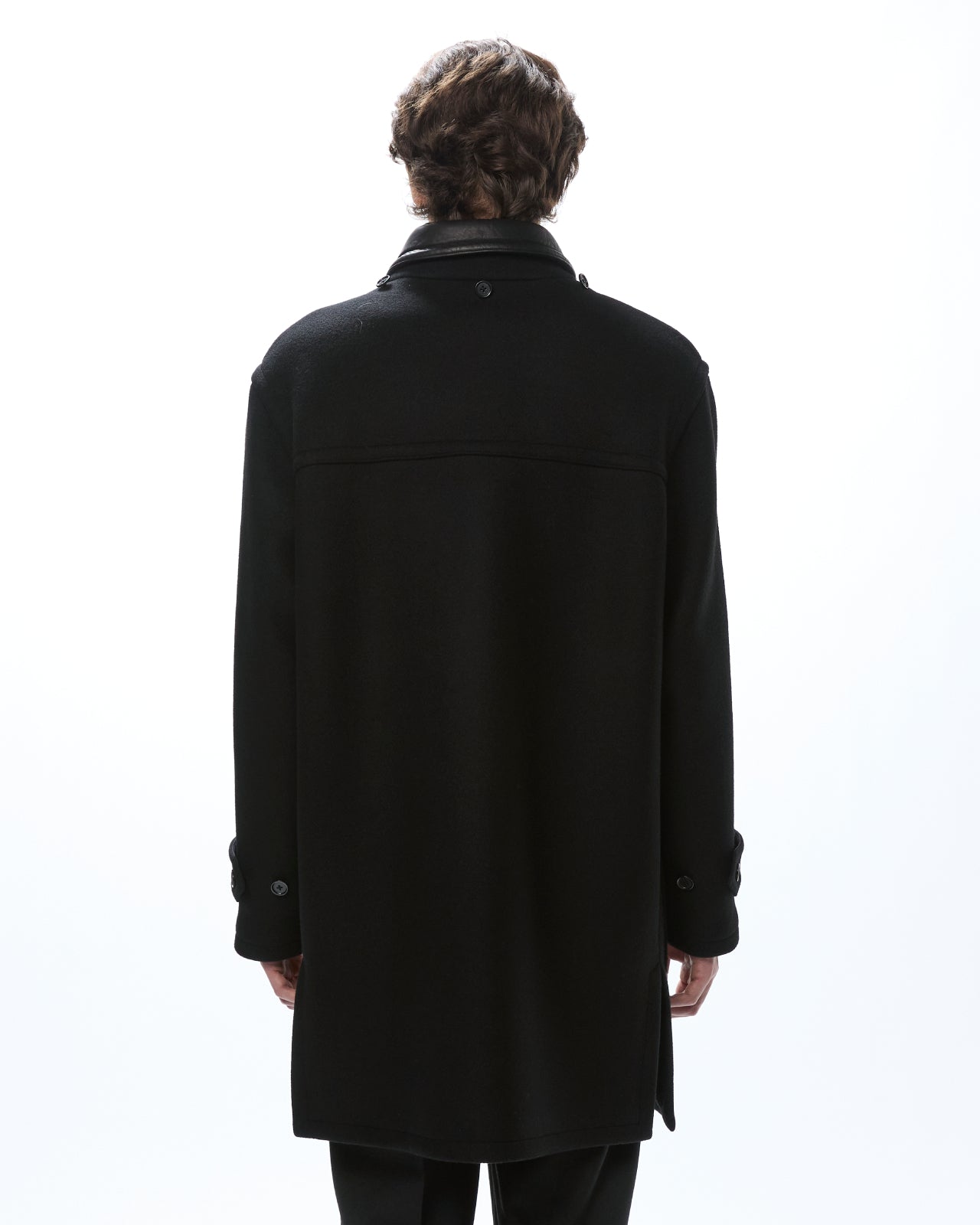 Vintage Melton / Duffle Coat, Black