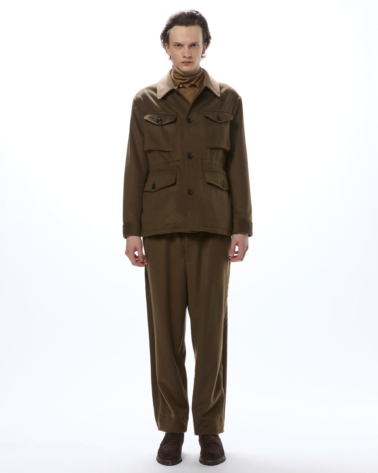 Cashmere Flannel / Pajama Pants, Olive