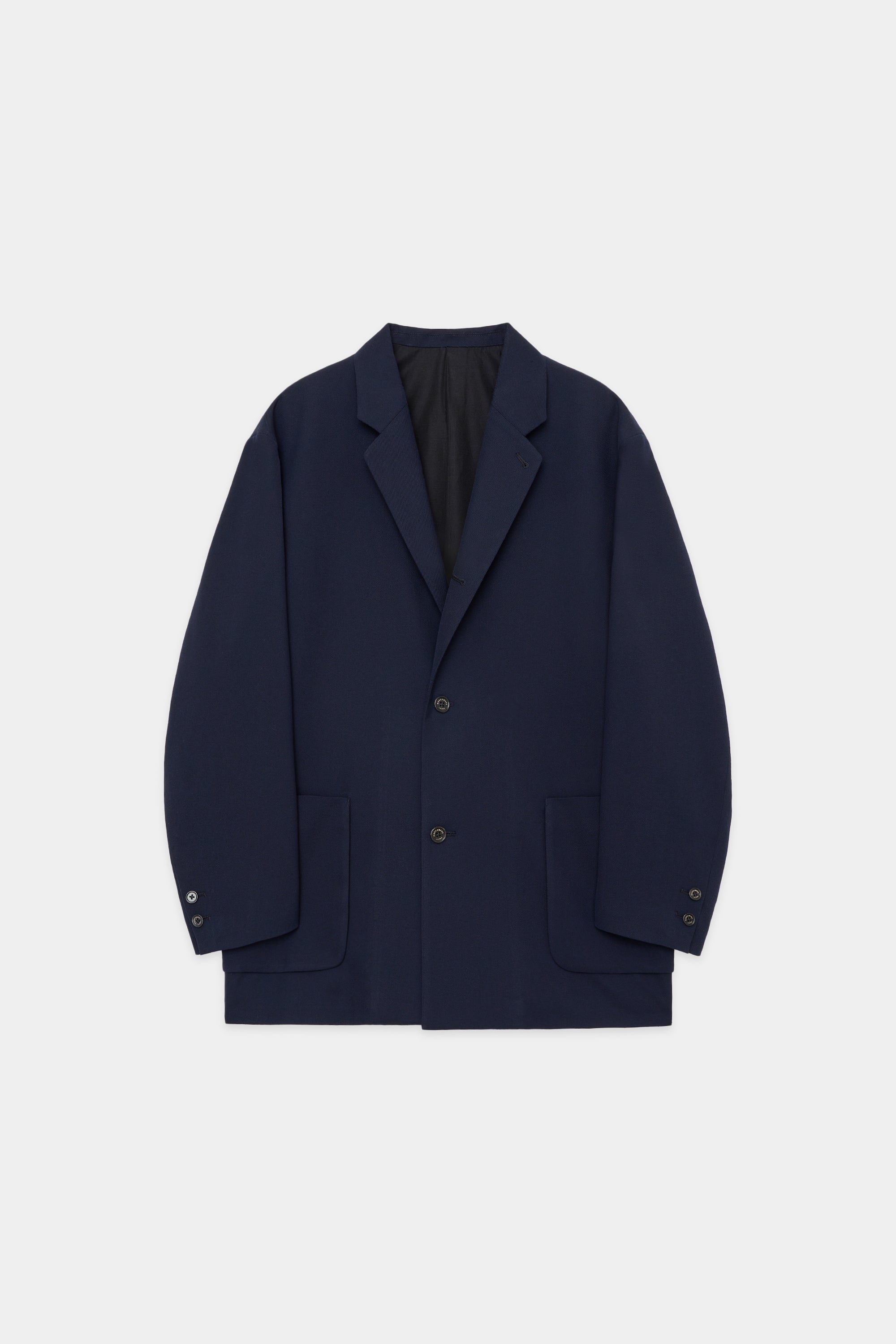 ORGANIC WOOL SURVIVAL CLOTH COMFORT BLAZER, Navy