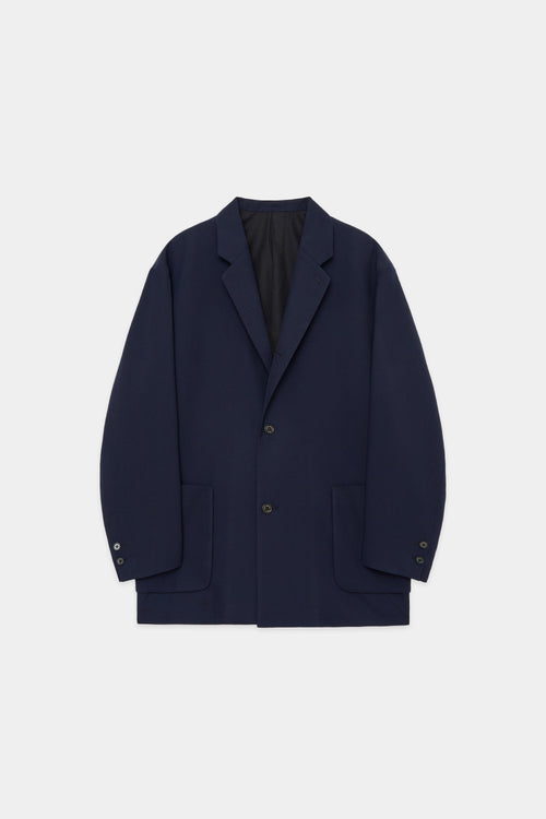 3/60オーガニックウールサバイバルクロス / コンフォートブレザー, Navy