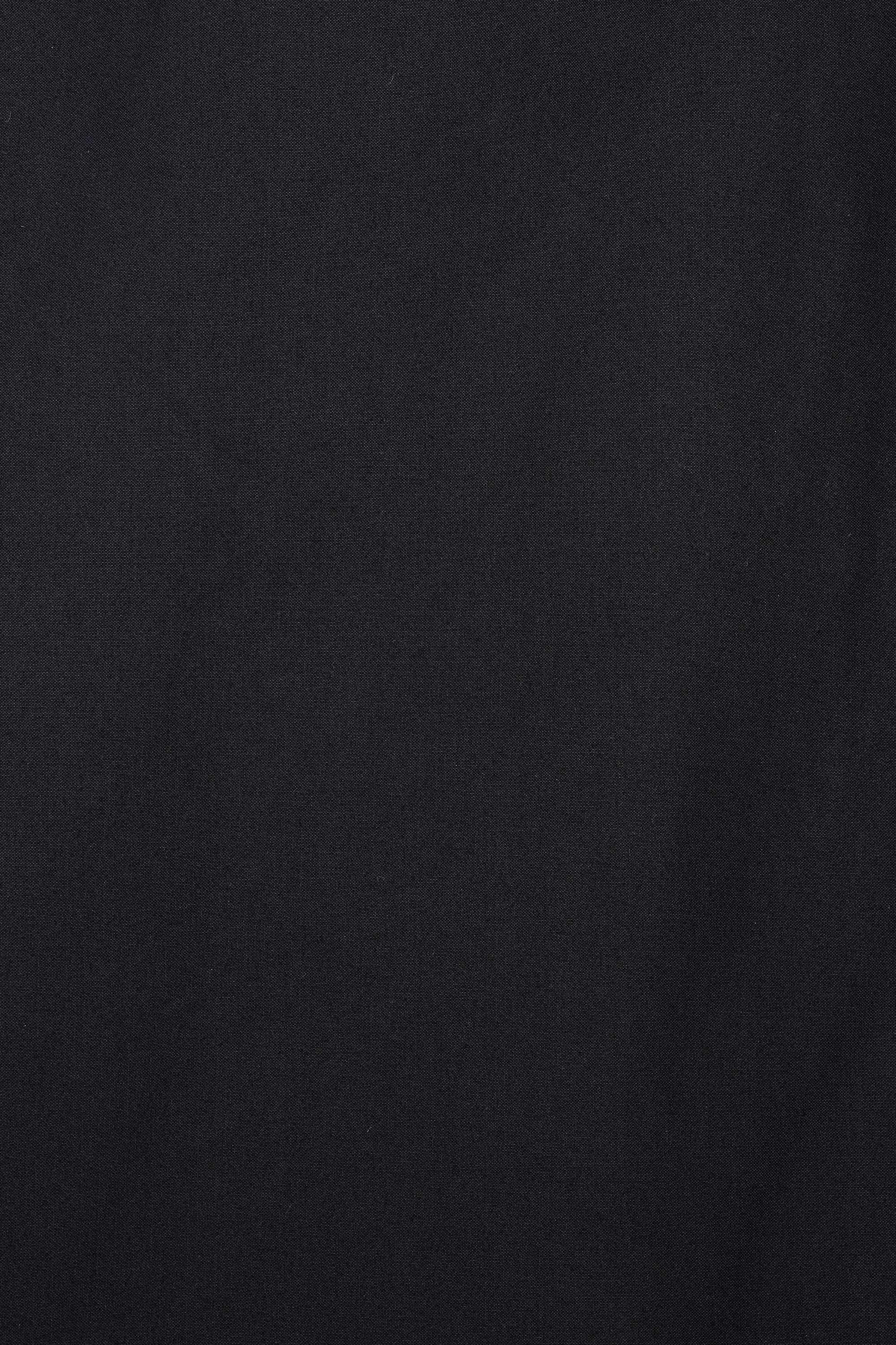 HEAVY ALL WEATHER CLOTH STORM COAT, Black