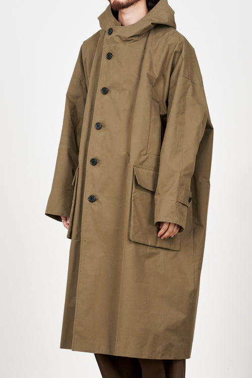 HEAVY ALL WEATHER CLOTH STORM COAT, Coyote
