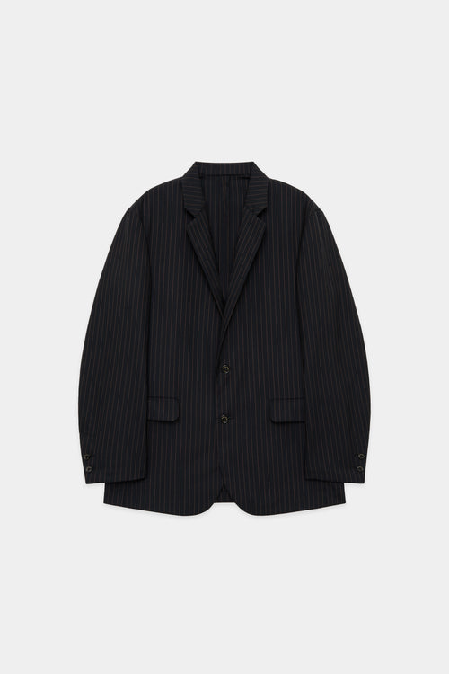 ORGANIC WOOL TROPICAL SUCK COAT, Brown Stripe