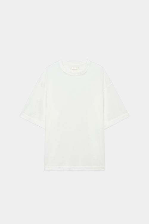 ORGANIC GIZA 80/2 KNIT COMFORT-FIT Tee, White