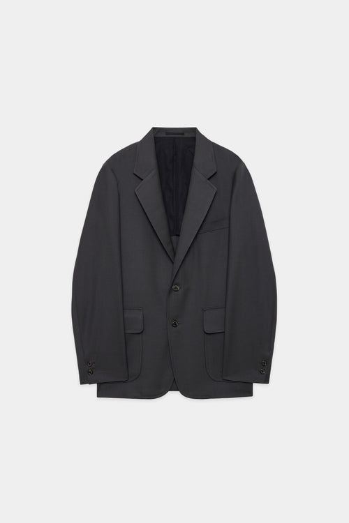 2/72 ORGANIC WOOL SERGE STEVENS JACKET, CE.Gray