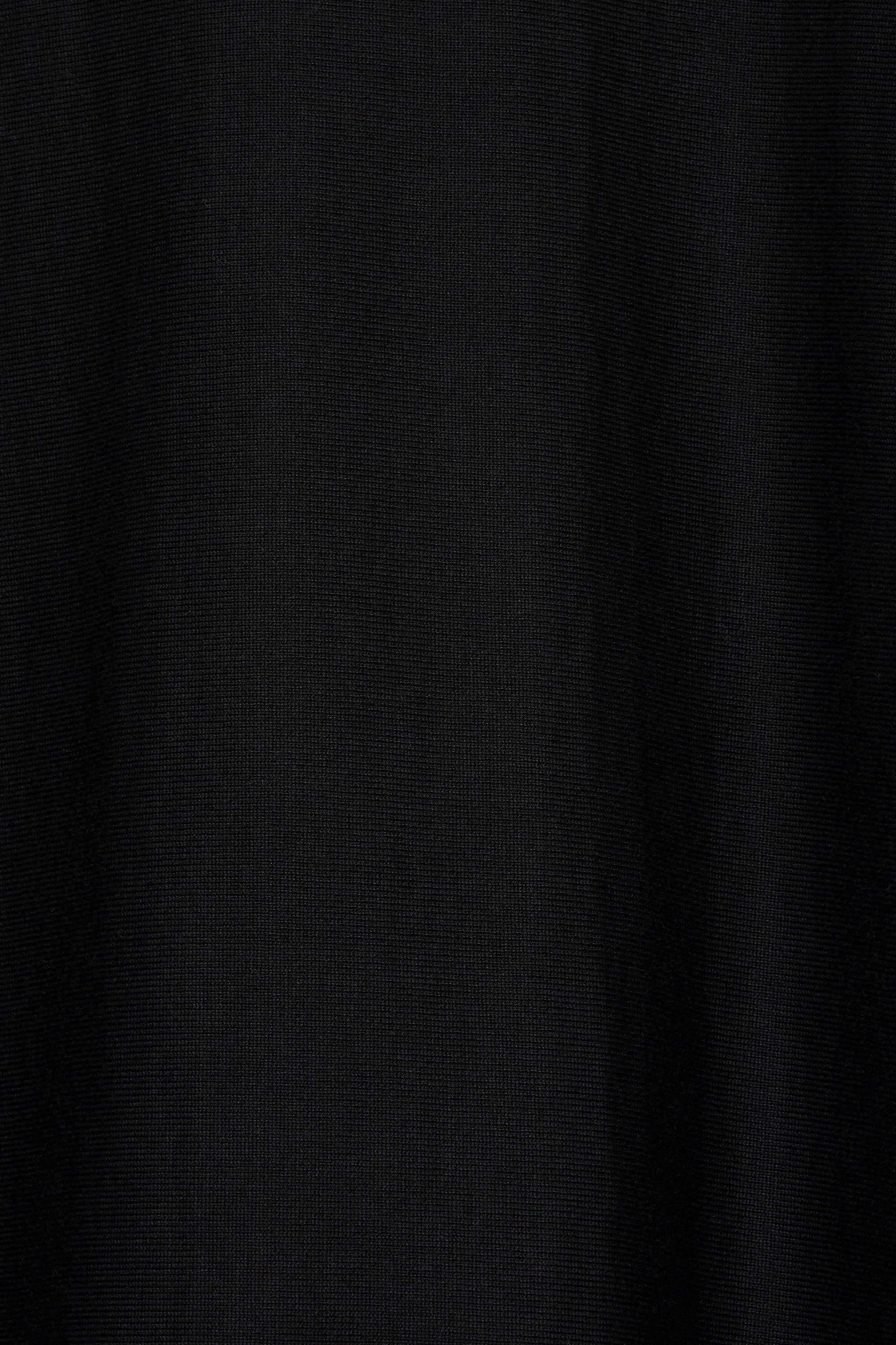 ORGANIC COTTON HEAVY FLEECE GYM JUMPER, Black
