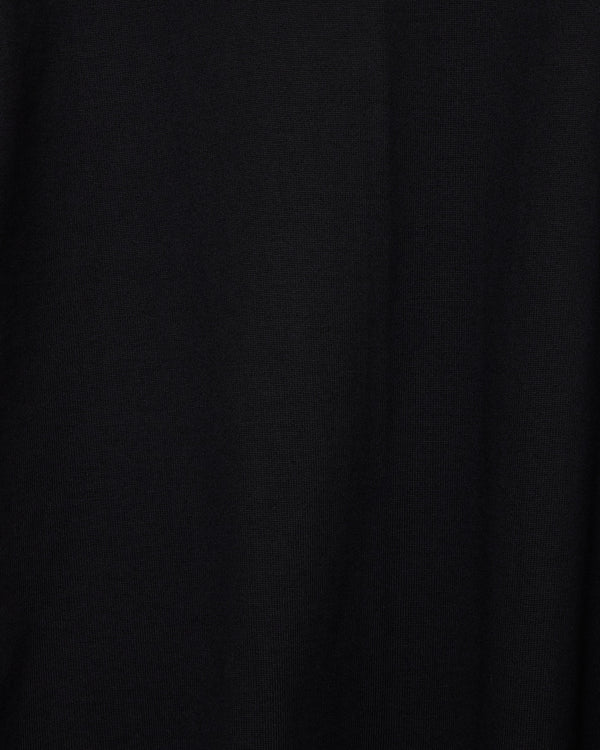 ORGANIC COTTON HEAVY FLEECE OFF TURTLE HUGE, Black