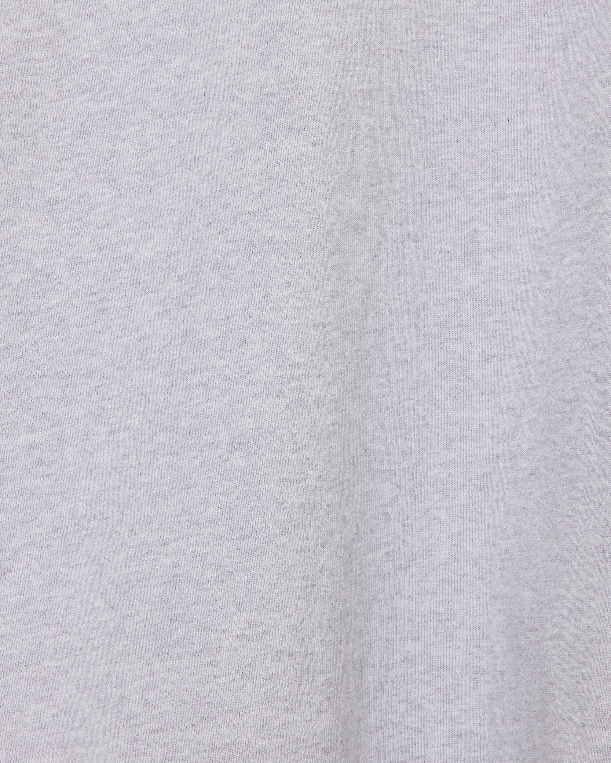 ORGANIC COTTON HEAVY FLEECE OFF TURTLE HUGE, Ash Gray