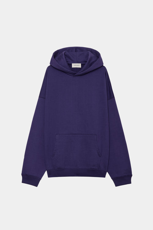 【PARKING別注】 オーガニックコットンヘビー吊裏毛 / ヒュージパーカー, Purple