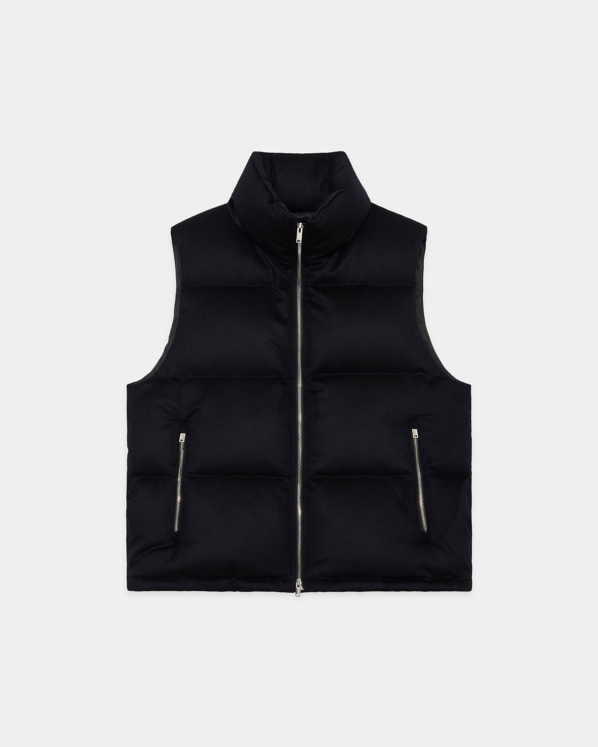 【EDIFICE別注】 カシミヤフラノ / カシミヤダウンベスト, Dark Navy