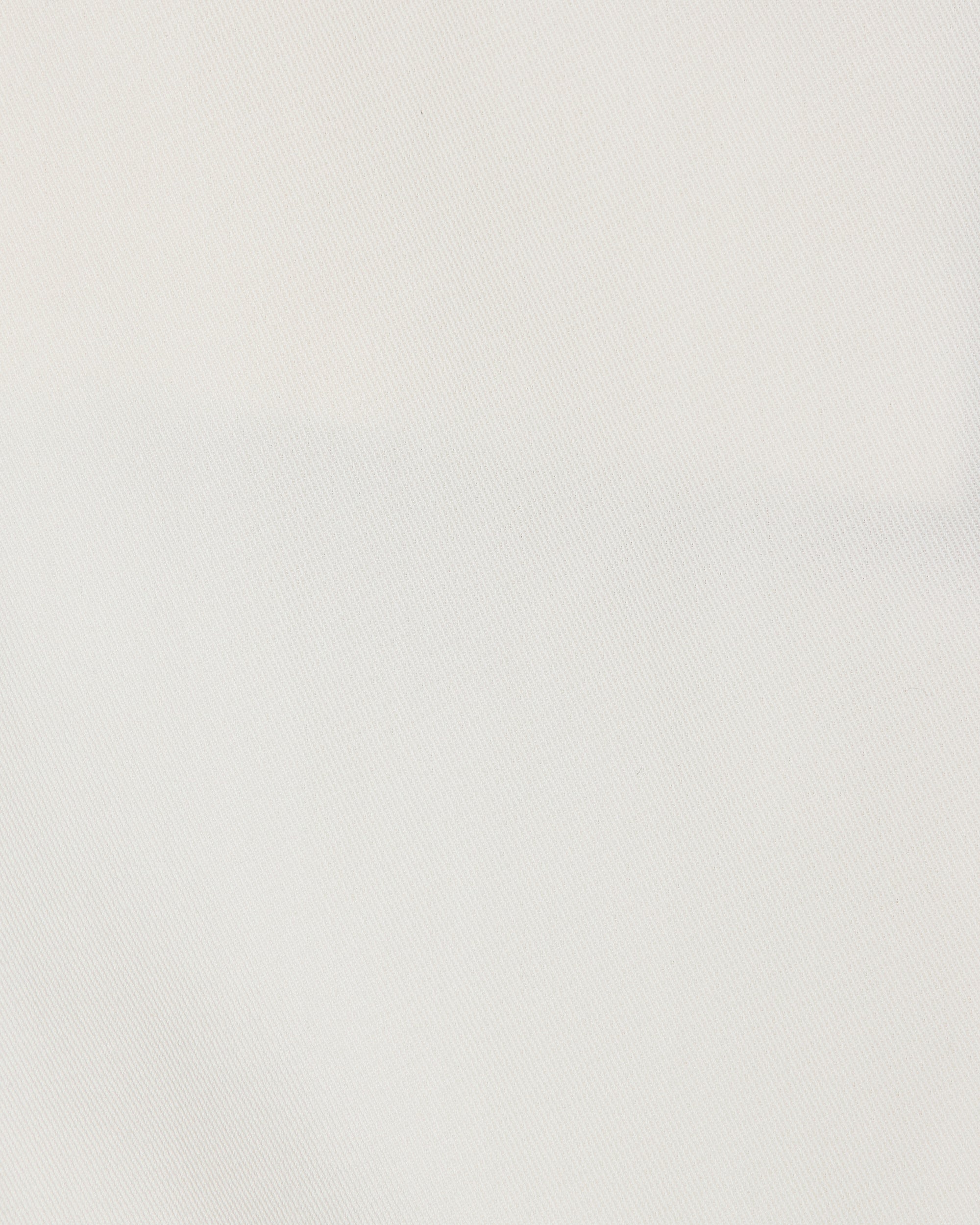 オーガニックコットン強燃ボイルツイル / クラシックフィットダブルプリーテッドトラウザーズ, White