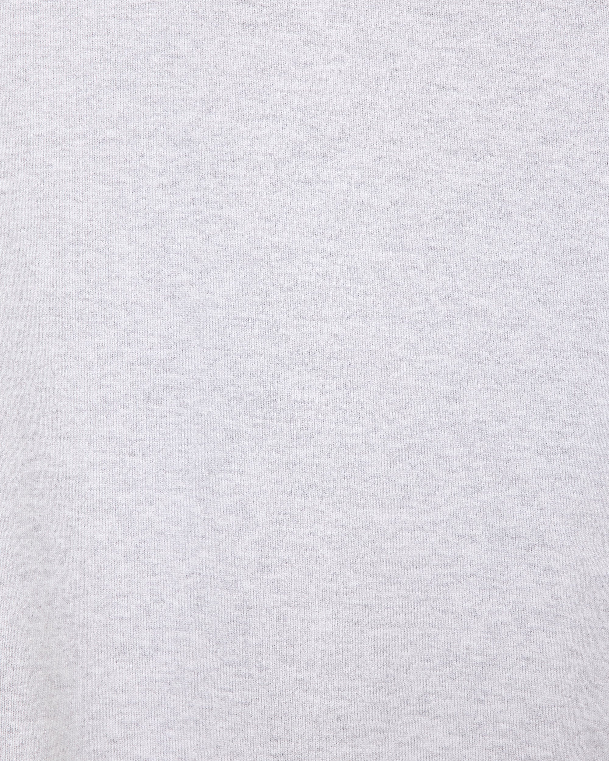 ORGANIC COTTON HEAVY FLEECE HUGE SWEAT SHORT, Ash Gray