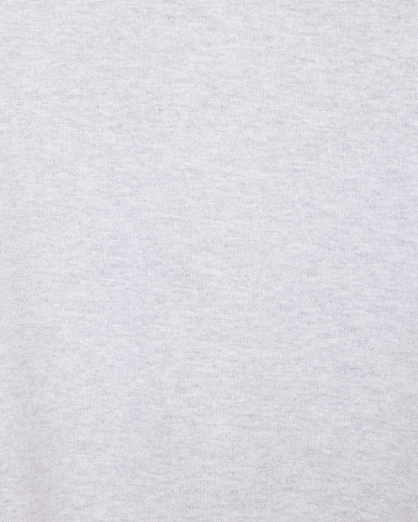 ORGANIC COTTON HEAVY FLEECE HUGE SWEAT SHORT, Ash Gray