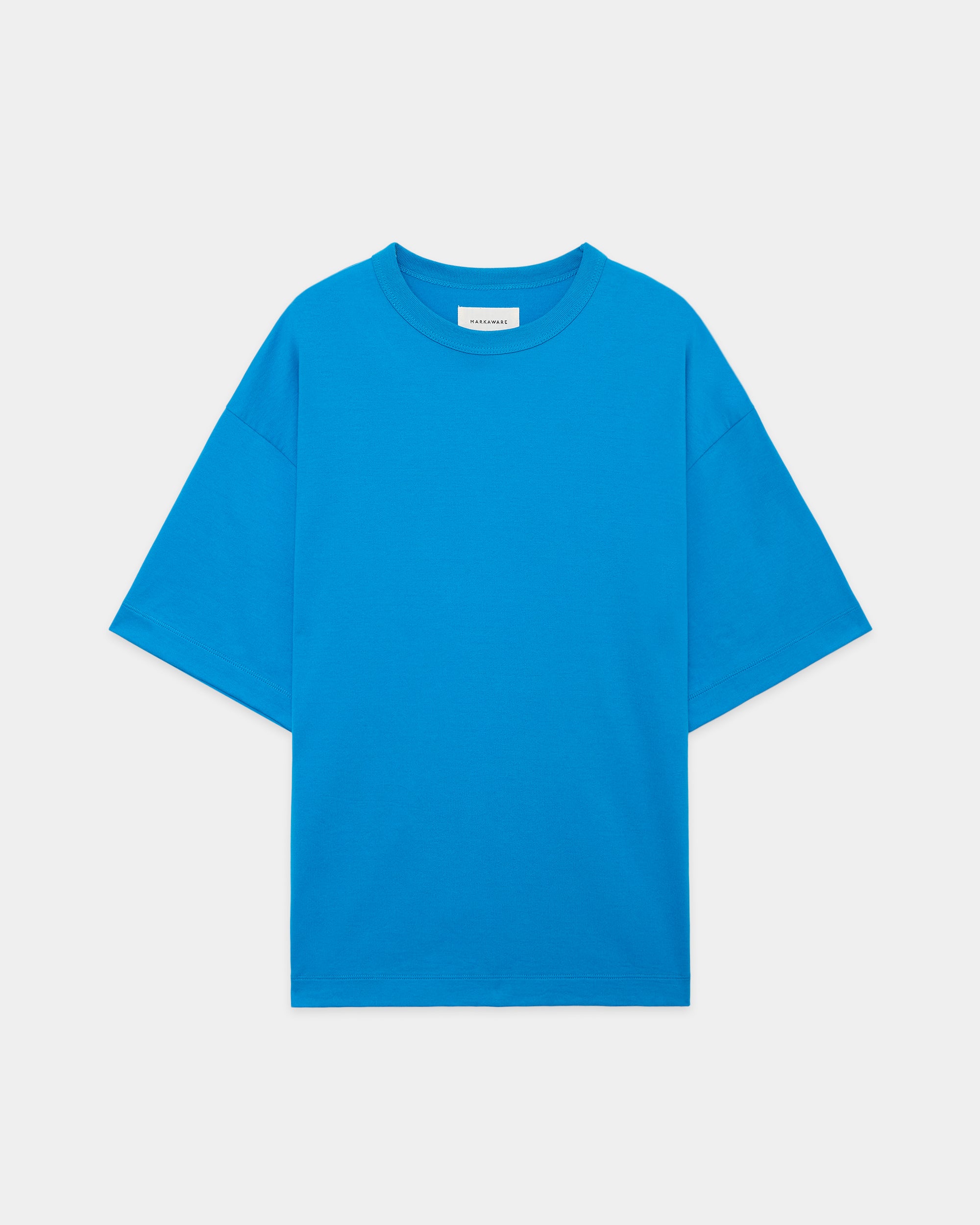 オーガニックペルーピマ60/2天竺 / コンフォートフィットTee, Blue