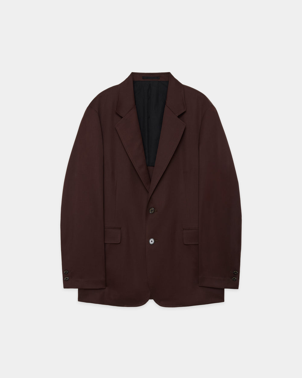 ORGANIC WOOL 2/80 GABARDINE ALBERT JACKET, Olive Drab