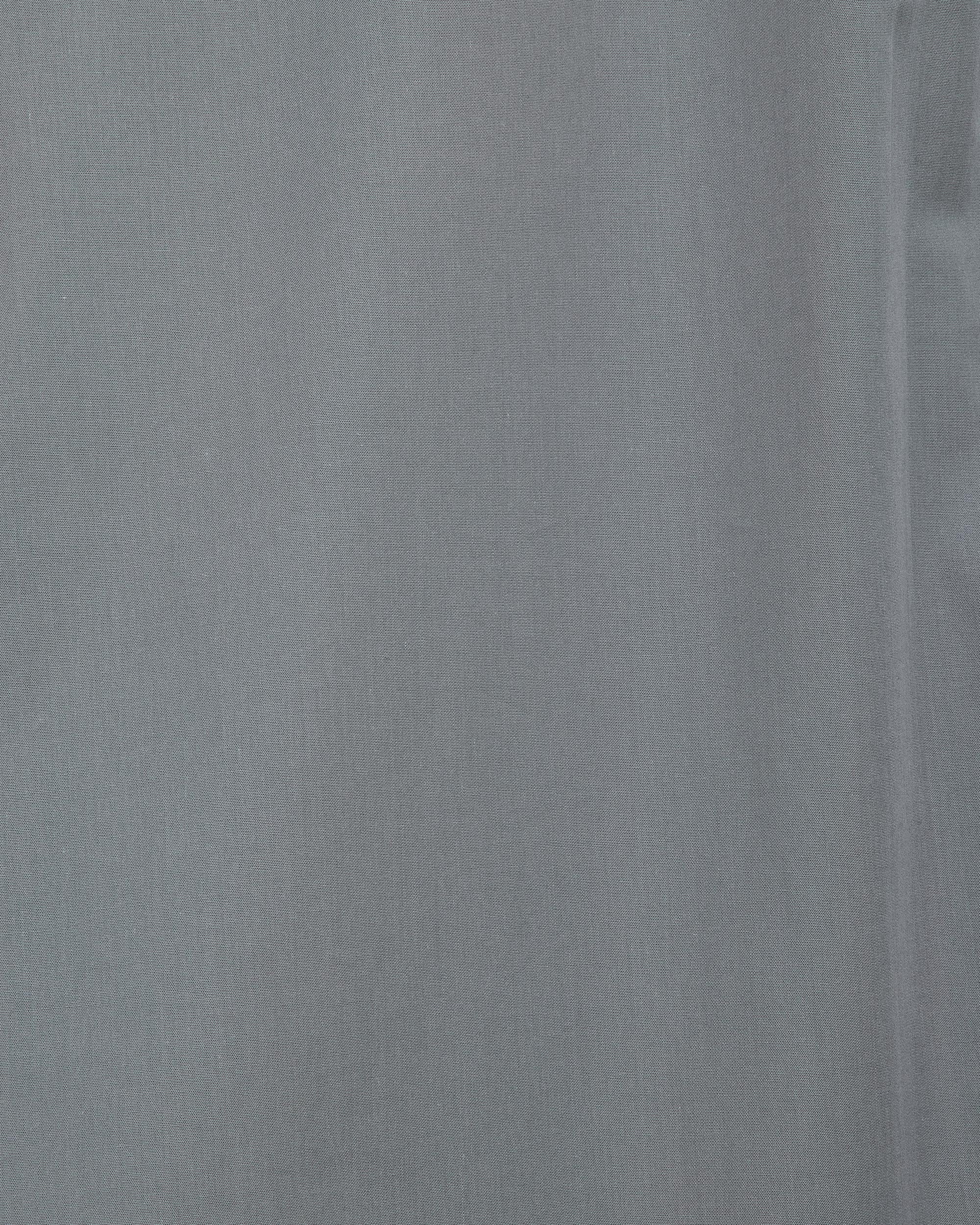PERUVIAN PIMA POPLIN TENT LONG SHIRT, Dolphin Gray