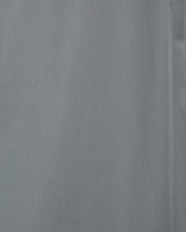 ペルーピマ60/1ブロード / テントロングシャツ, Dolphin Gray