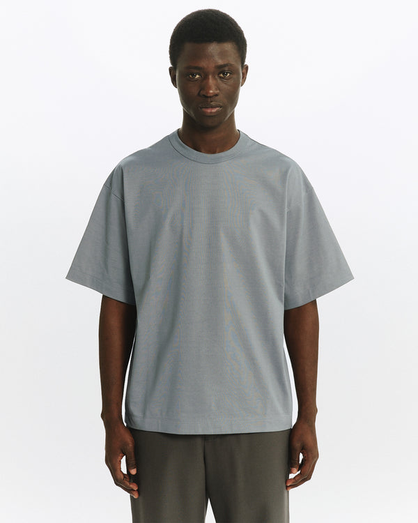 ORGANIC GIZA 60/3 SURVIVAL KNIT COMFORT FIT Tee, Dolphin Gray