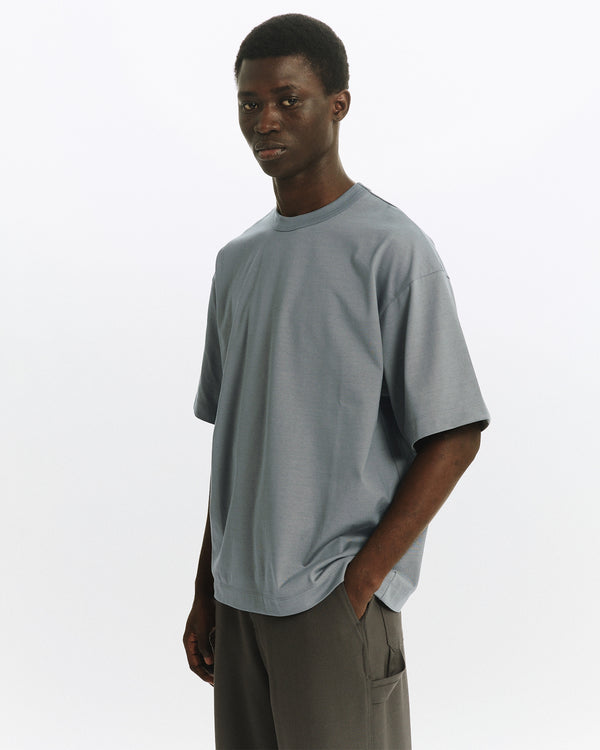 ORGANIC GIZA 60/3 SURVIVAL KNIT COMFORT FIT Tee, Dolphin Gray