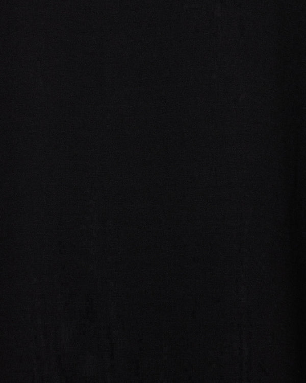 ORGANIC GIZA 60/3 SURVIVAL KNIT COMFORT FIT Tee, Black