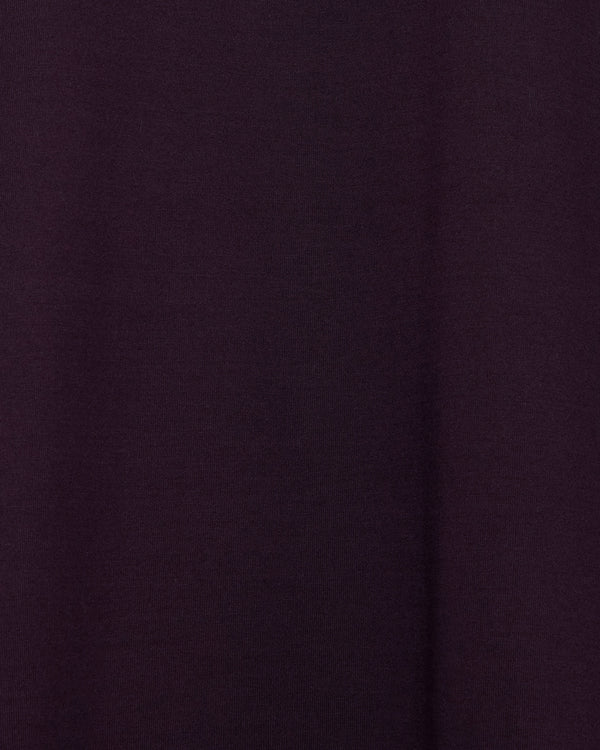 ORGANIC GIZA 60/3 SURVIVAL KNIT COMFORT FIT Tee, Purple