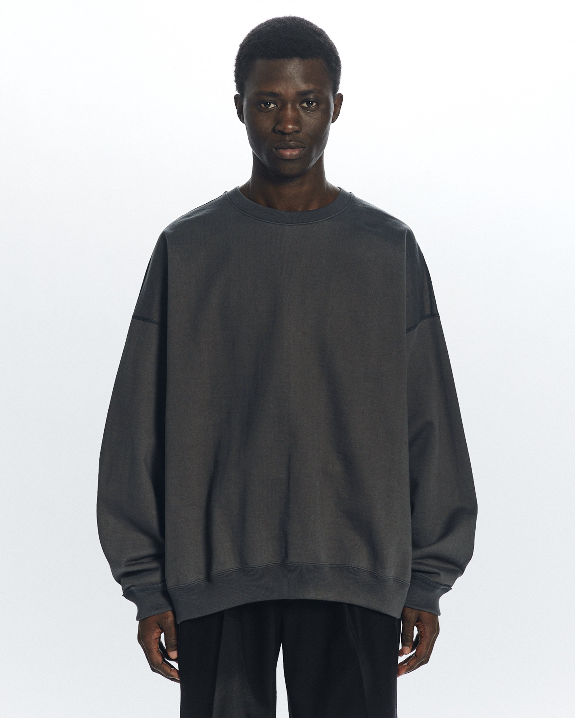 オーガニックコットンヘビー吊裏毛 / ヒュージスウェット, Forest Gray
